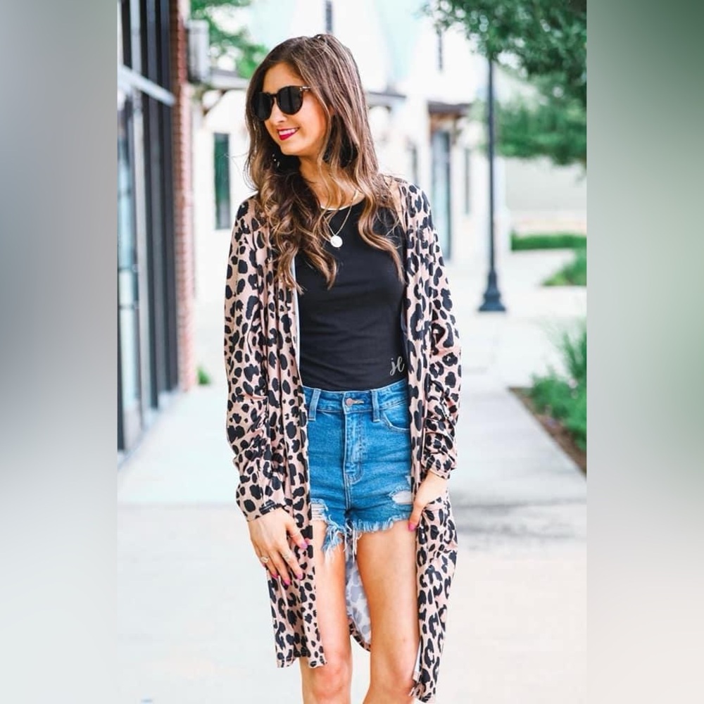 Jessica Lee Leopard Duster